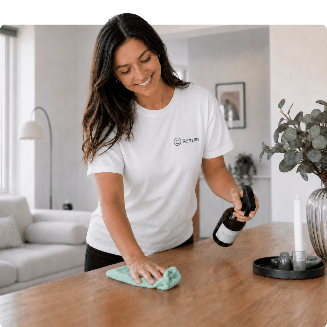 Zenmester under Airbnb-klargøring